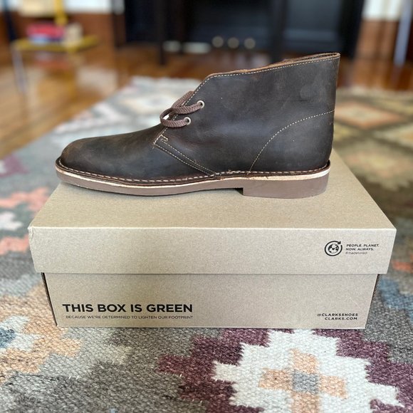 Men's Bushacre 2 Chukka Boots in Beeswax leather from Clark's - Picture 7 of 11